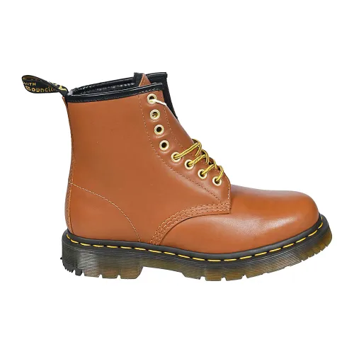 Dr. Martens , Lace-Up Boots, Stylish and Durable ,Brown female, Sizes: