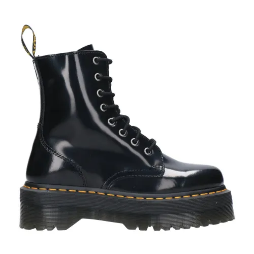 Dr. Martens , Lace-Up Boots with Platform Sole ,Black female, Sizes: