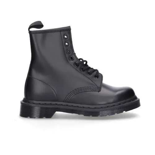 Dr. Martens , Lace-up Boots with Stylish Edge ,Black female, Sizes: