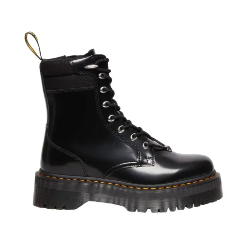 Dr. Martens , Leather Ankle Boots, Street Style, Rubber Sole, Lace Closure ,Black female, Sizes: