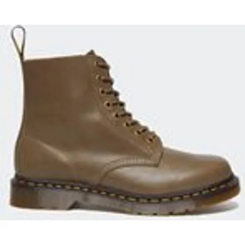 Dr. Martens Men's 1460 Pascal Carrara Leather Lace Up Boot in Olive