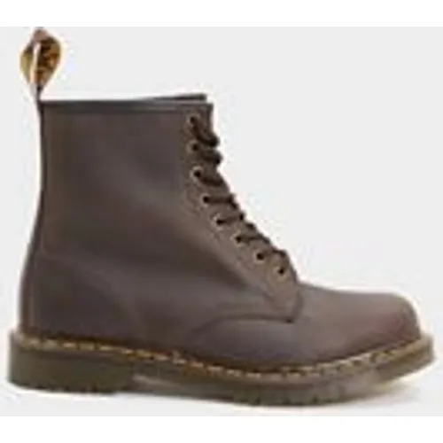 Dr. Martens Men's 1460 Smooth Leather Lace Up Crazy Horse Boot in Dark Brown