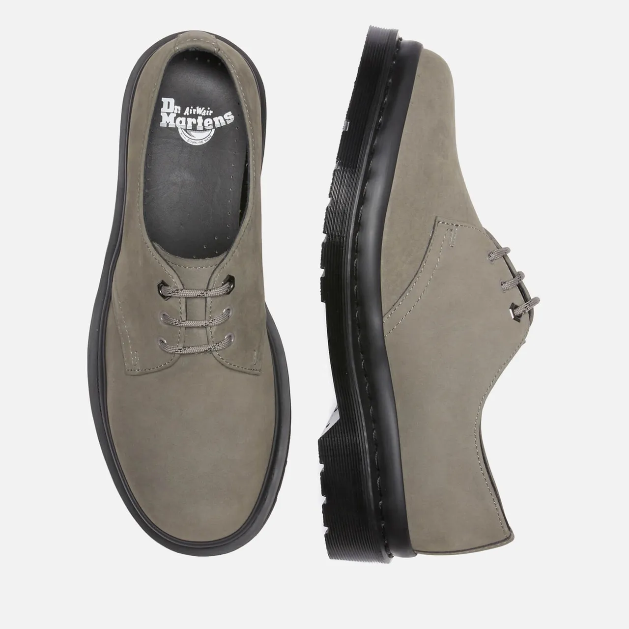 Dr. Martens Men's 1461 Waterproof Nubuck 3-Eye Shoes - UK