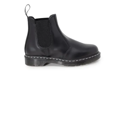 Dr. Martens , Mens Black Smooth Ankle Boots ,Black male, Sizes: