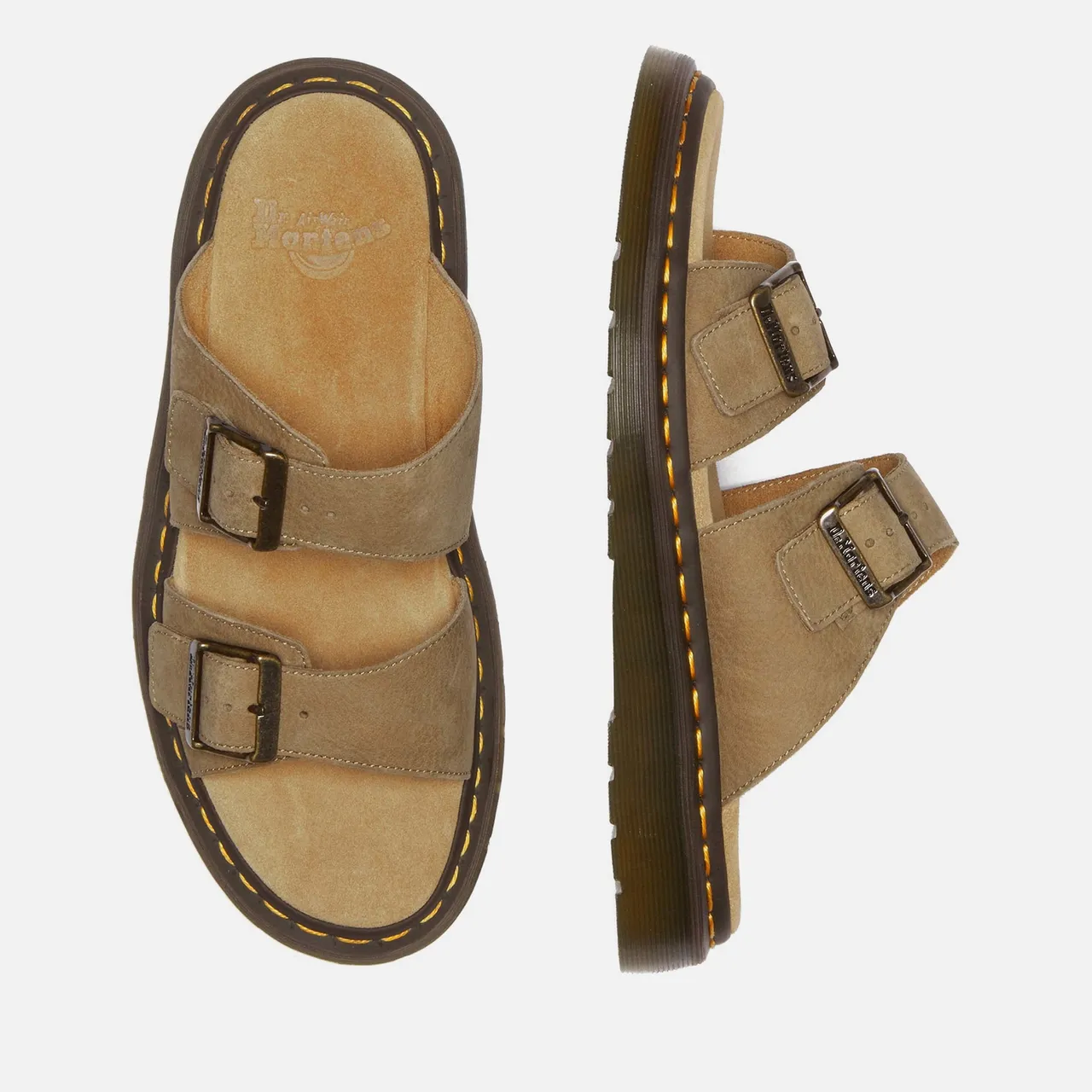 Dr. Martens Men's Josef Double Strap Leather Sandals