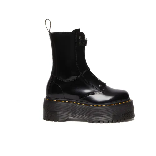 Dr. Martens , Military Style Leather Boot ,Black male, Sizes: