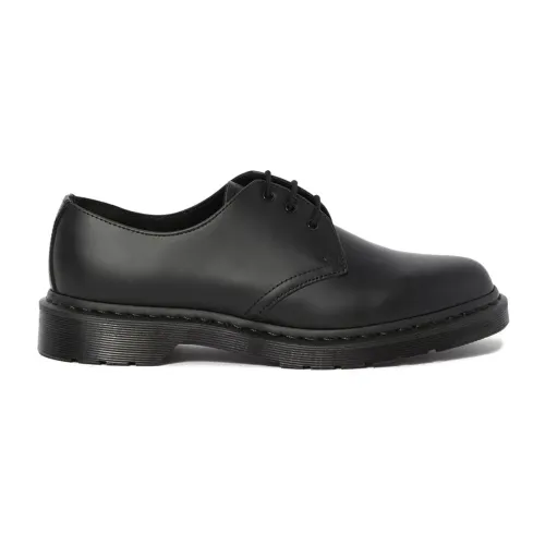 Dr. Martens , Monochrome Low Lace-up Shoe ,Black male, Sizes: