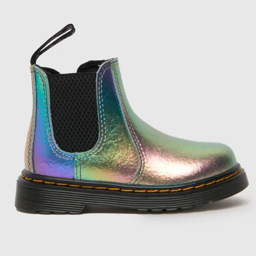 Dr Martens Multi 2976 Rainbow Girls Toddler Boots