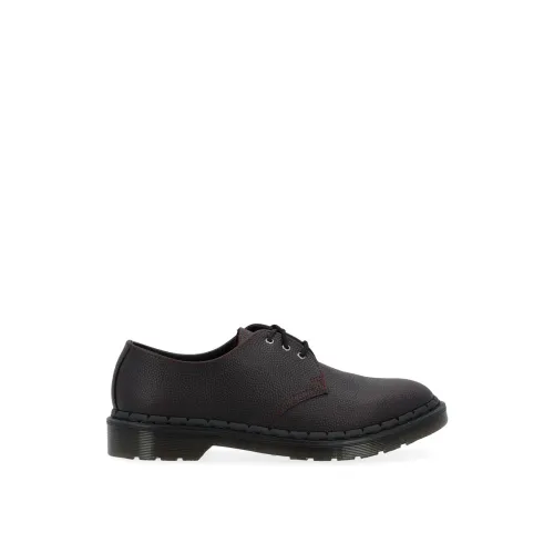 Dr. Martens , Pebble Grain Lace-up Derby Shoes ,Black male, Sizes:
