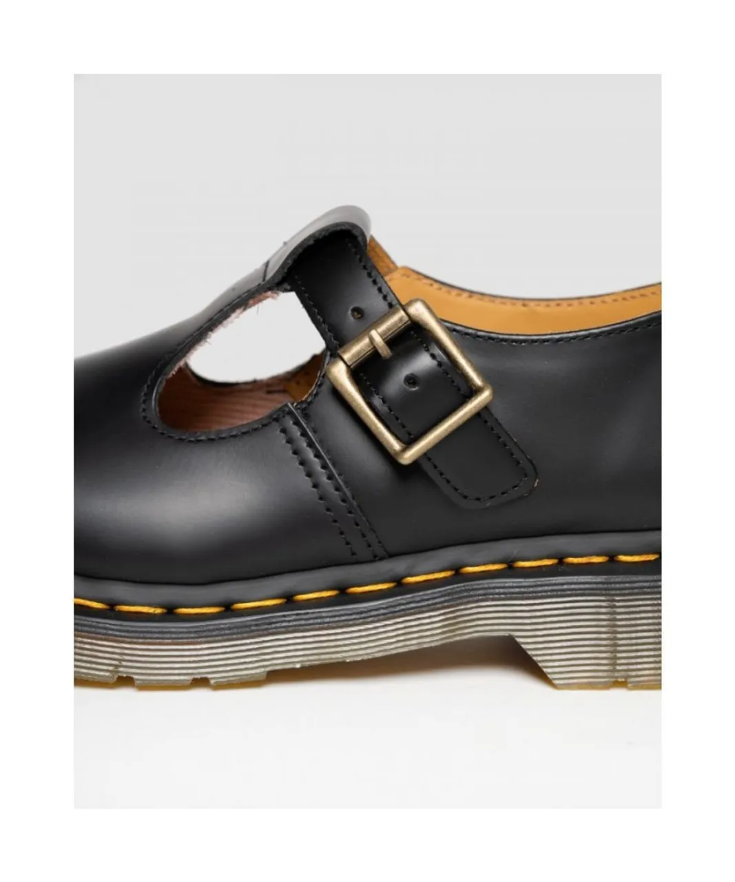 Dr Martens Polley Smooth Womens Mary Jane Shoes - Black
