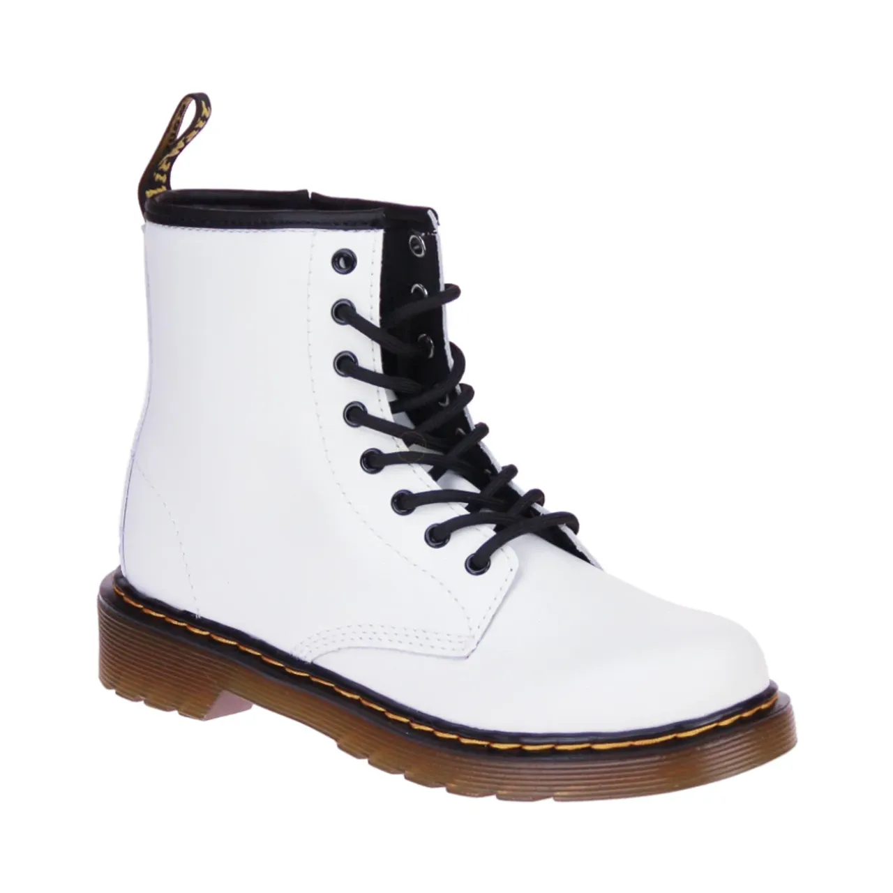 Dr. Martens , Romario White Laceboat Boots ,White female, Sizes: