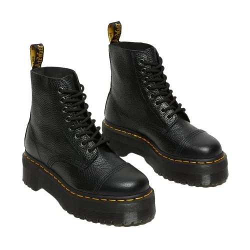 Dr. Martens , Sinclair Leather Platform Boots ,Black female, Sizes: