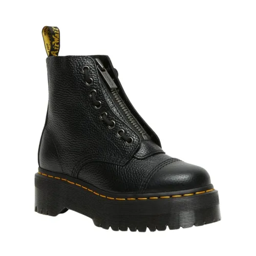Dr. Martens , Sinclair Noir Lace-up Platform Boots ,Black male, Sizes: