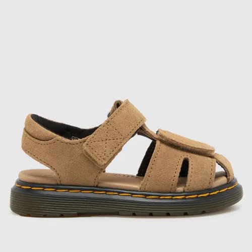 Dr Martens tan Moby ii Toddler Sandals