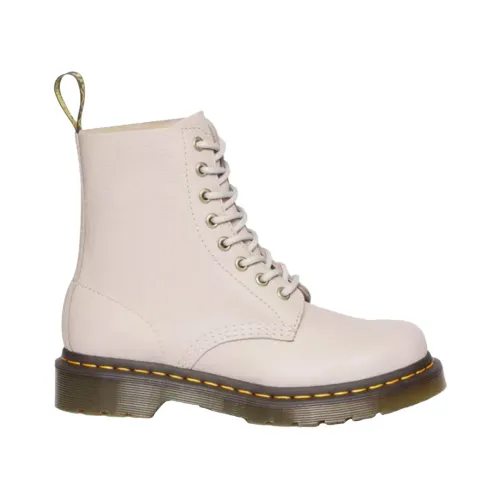 Dr. Martens , Taupe Pascal Lace-up Shoes ,Beige female, Sizes: