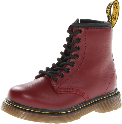 Dr. Martens Unisex - Child INFANTS Softy T CHERRY RED