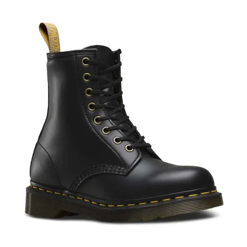 Dr. Martens , Vegan 1460 Clic Boot with Two-Tone Finish ,Black male, Sizes:
