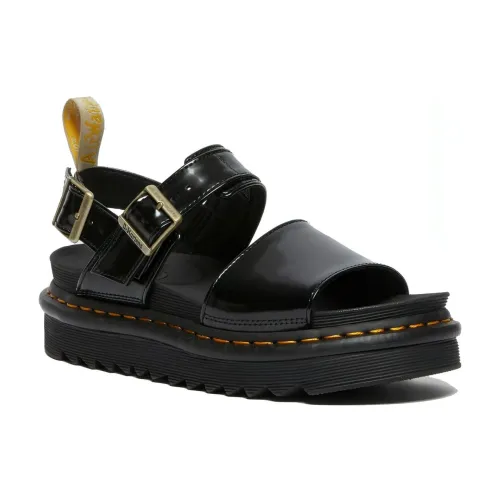 Dr. Martens , vegan voss oxford sandals ,Black female, Sizes: