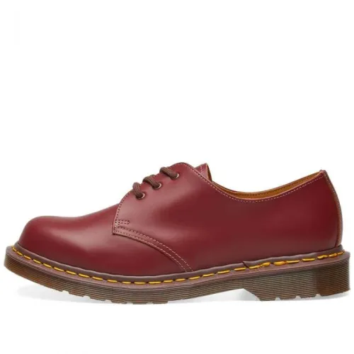 Dr. Martens , Vintage 1461 Made In England Oxblood Leather Shoe ,Red male, Sizes: