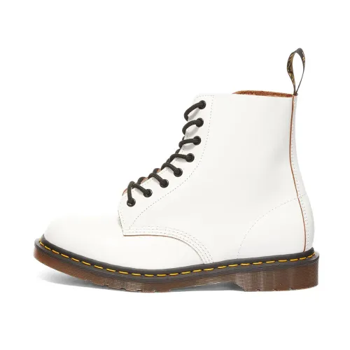 Dr. Martens , Vintage Made in England White Quilon Boots ,White male, Sizes: