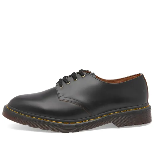 Dr. Martens , Vintage Smooth Black Leather Shoes ,Black male, Sizes: