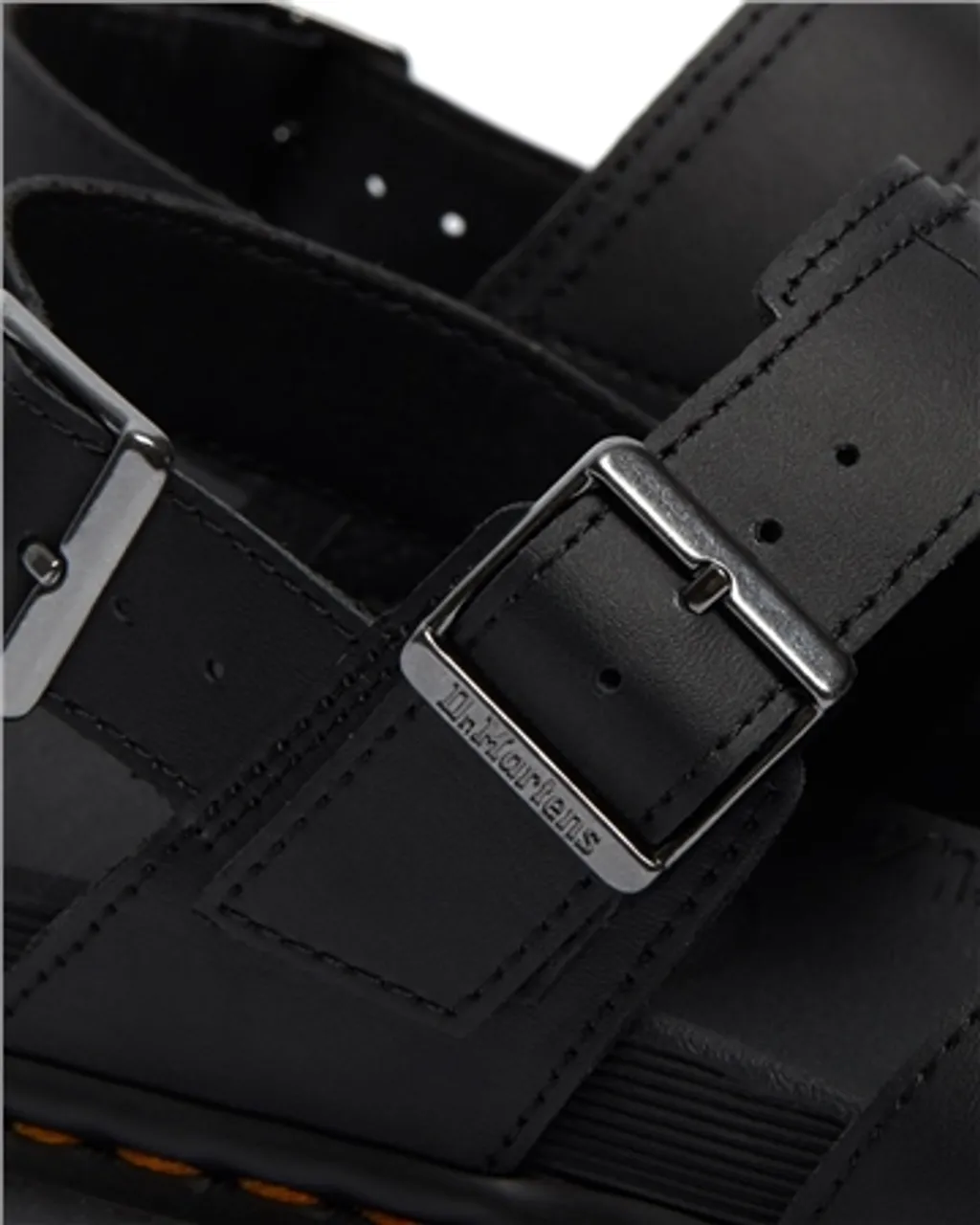 Dr Martens Voss II Leather Sandals - Black - UK 4 (EU 37)