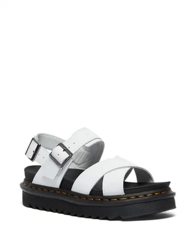 Dr Martens Voss II Leather Sandals - White - UK 7 (EU 41)