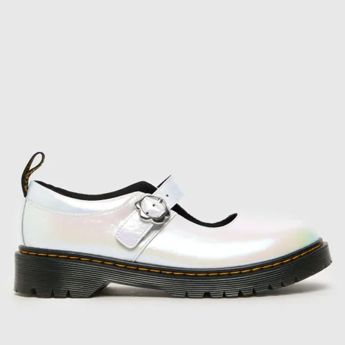 Dr Martens White Mary-jane bex Girls Youth Shoes