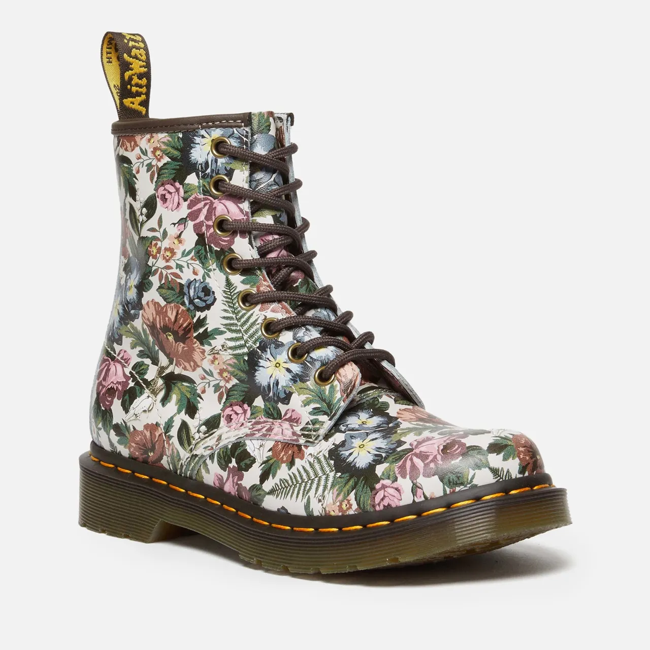 Dr. Martens Women's 1460 Floral-Print Leather 8-Eye Boots