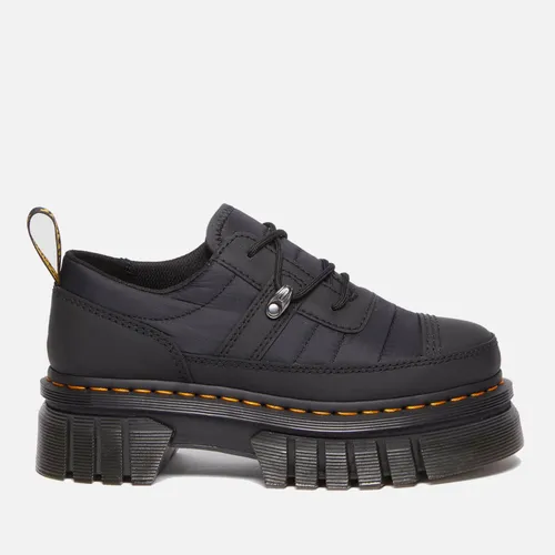 Dr. Martens Women's Audrick Quilted Nylon 3-Eye Shoes - UK