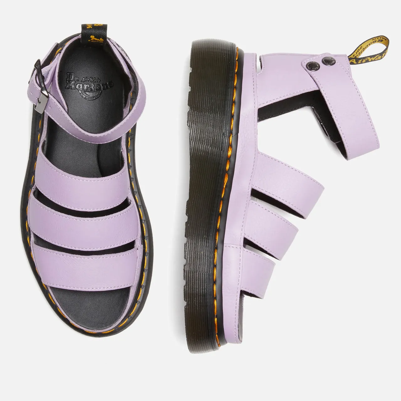 Dr. Martens Women's Clarissa Ii Quad Leather Sandals - UK
