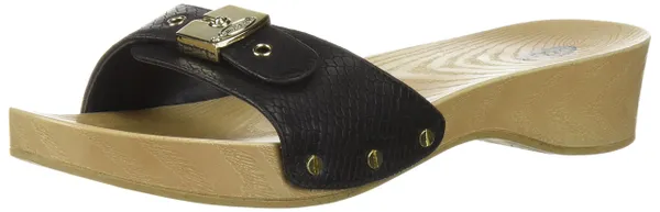 Dr. Scholl's Shoes Women's Classic Faux Wood Slide Sandal