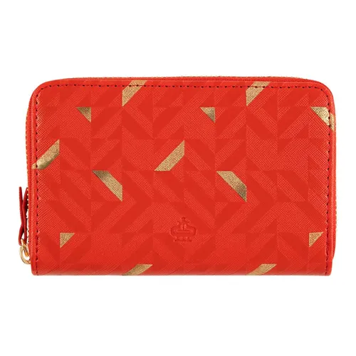 DRAEGER PARIS 1886 Women Wallet-Red and Gold