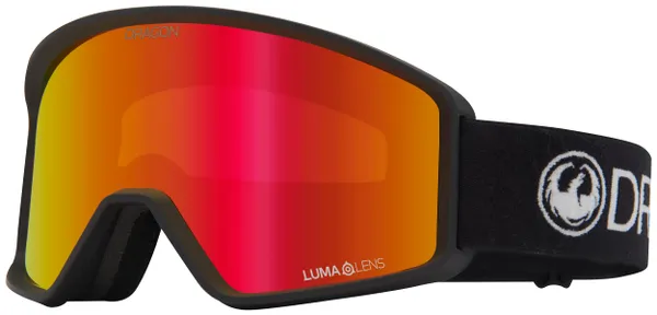 Dragon Snowgoggles DR DXT OTG BLACK with Lumalens Red Ion