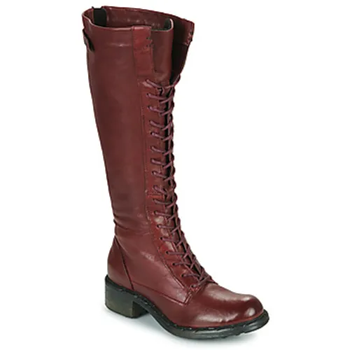 Dream in Green  NUCRE  women's High Boots in Red