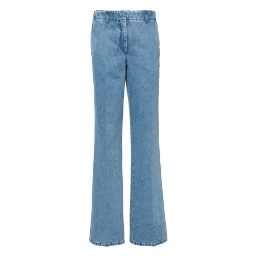 Dries Van Noten , Bis Pants in Parchias Style ,Blue female, Sizes: