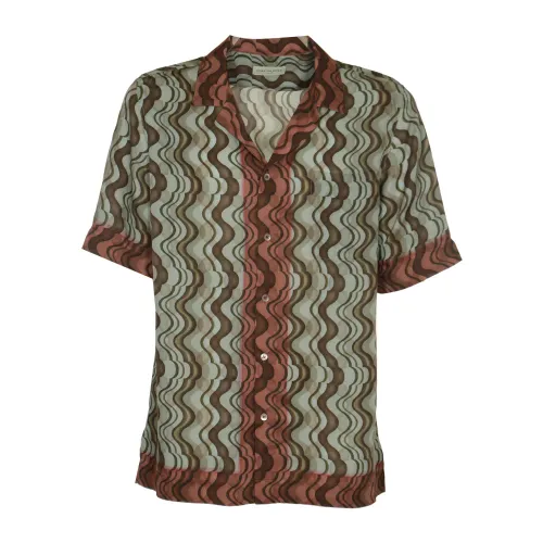 Dries Van Noten , Brown Shirts for Men ,Brown male, Sizes:
