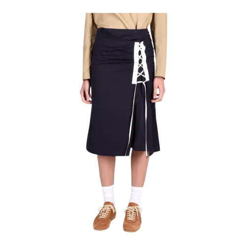 Dries Van Noten , Cotton Skirts ,Black female, Sizes: