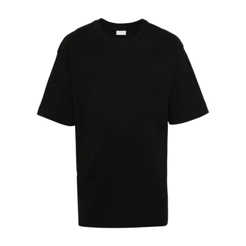 Dries Van Noten , Dries Van Noten T-shirts and Polos Black ,Black male, Sizes: