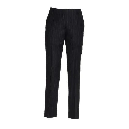 Dries Van Noten , Grey Trousers for Women Aw23 ,Gray female, Sizes: