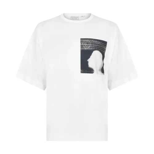 Dries Van Noten , Oversize White T-shirt ,White male, Sizes: