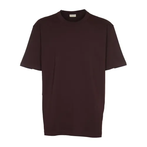 Dries Van Noten , Stylish T-shirts and Polos ,Purple male, Sizes: