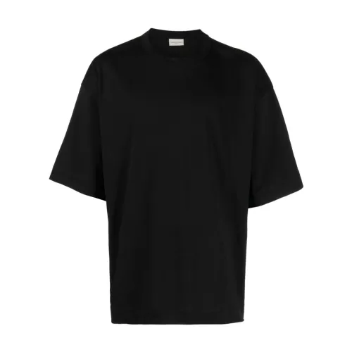 Dries Van Noten , T-Shirts ,Black male, Sizes:
