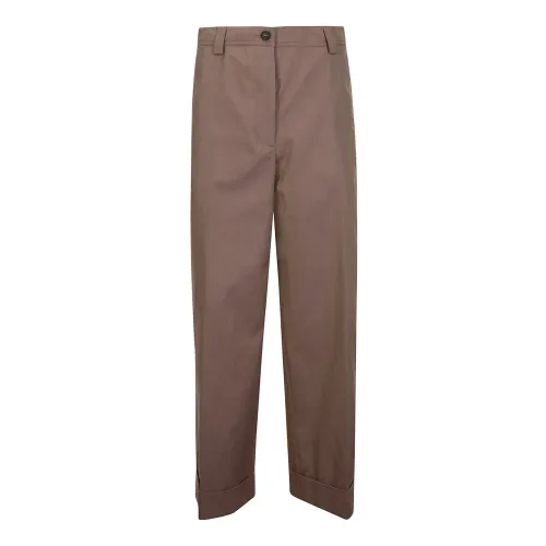 Dries Van Noten , Trousers ,Brown male, Sizes: