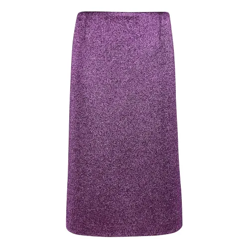 Dries Van Noten , Vibrant Midi Skirt ,Purple female, Sizes: