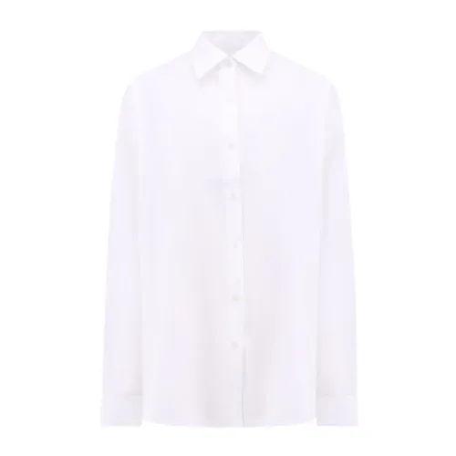 Dries Van Noten , Women`s Clothing Shirts White Aw23 ,White female, Sizes: