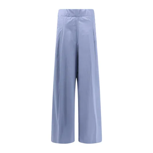 Dries Van Noten , Women's Clothing Trousers Blue Ss24 ,Blue female, Sizes: