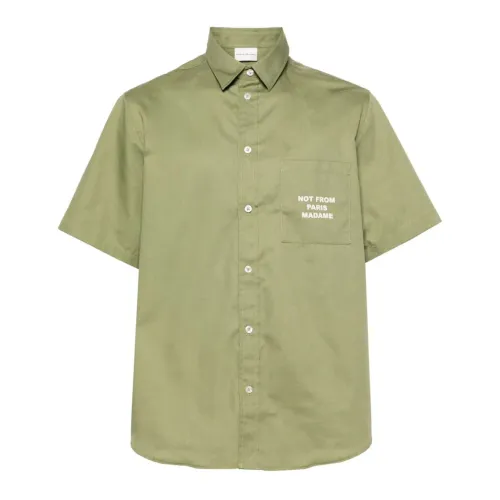 Drole de Monsieur , Blouses & Shirts ,Green male, Sizes: