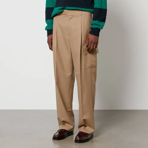 Drôle de Monsieur Le Pantalon Woven Cargo Flannel Trousers