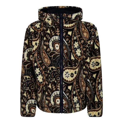 Drole de Monsieur , Paisley Print Puffer Jacket ,Multicolor male, Sizes: